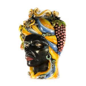 TESTE DI MORO IN CERAMICA DI CALTAGIRONE