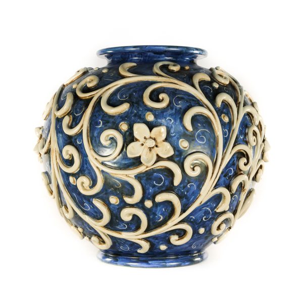 Vaso Applicato in Ceramiche di Caltagirone