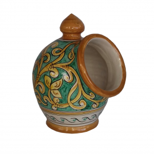 Portasale Grosso in Ceramica di Caltagirone