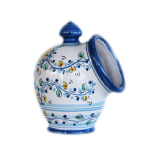 Porta sale grosso in Ceramica di Caltagirone