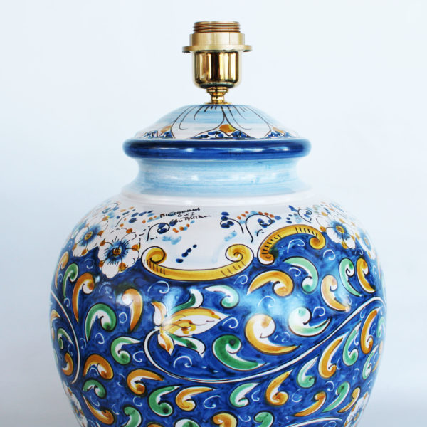 5lampada ovale blu 700