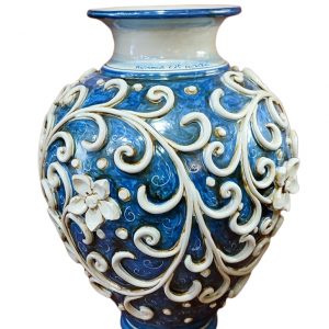 Vaso Boccia in Ceramica di Caltagirone