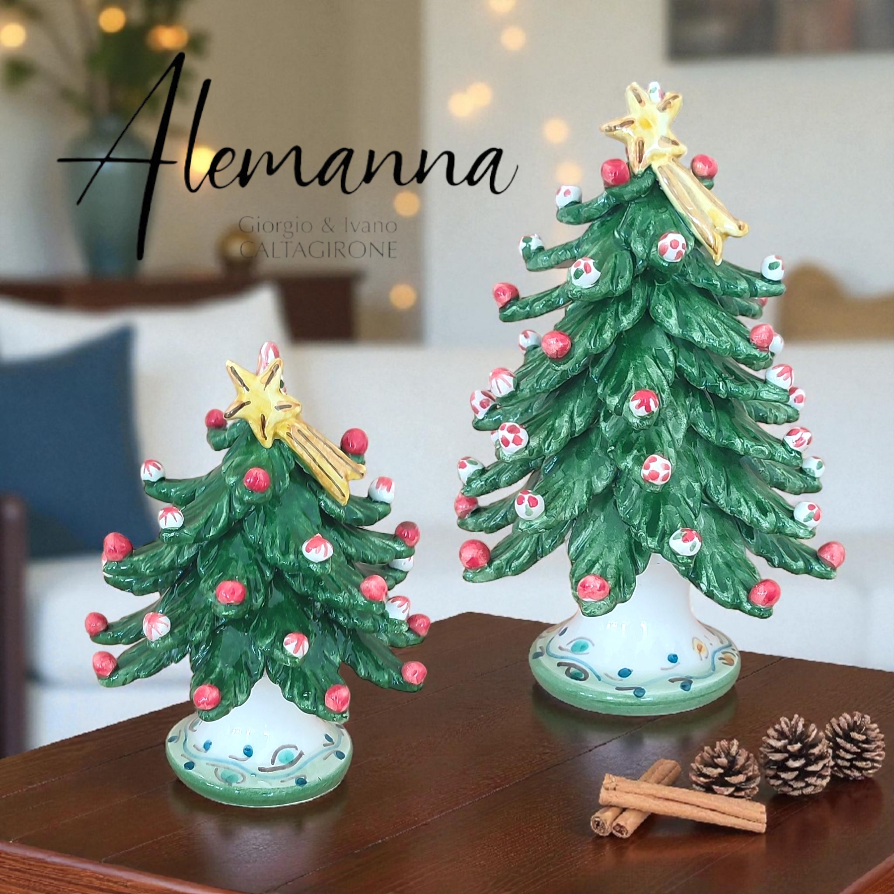 Albero Di Natale In Ceramica Di Caltagirone Albero di Natale in Ceramica di Caltagirone