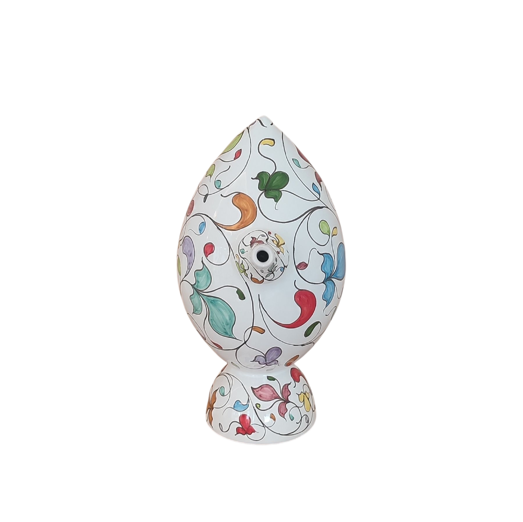 Bummulo Malandrino In Ceramica Di Caltagirone Arlecchino Fronte Bummulo Malandrino in Ceramica di Caltagirone arlecchino fronte