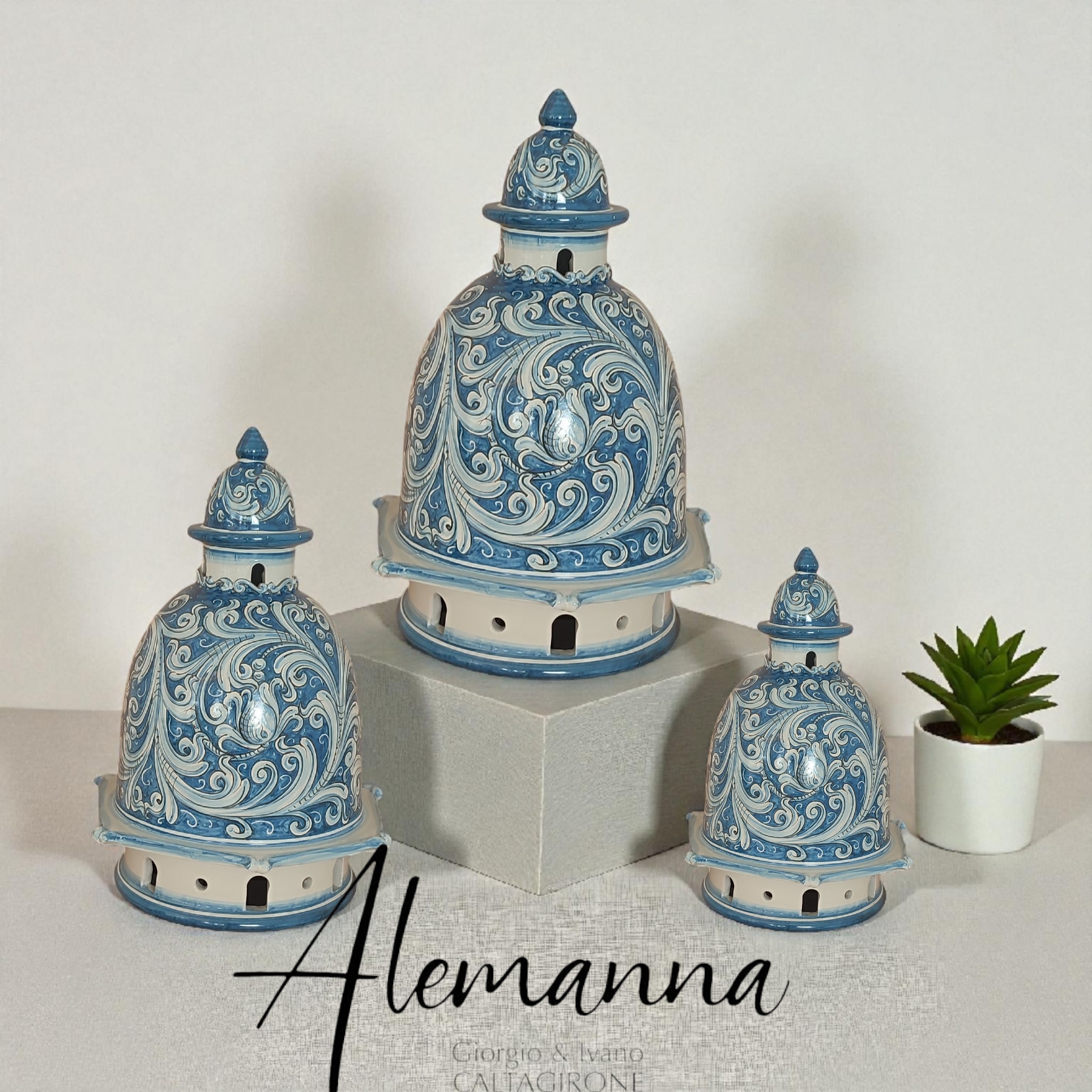 Cupola In Ceramica Di Caltagirone Composizione Cupola in Ceramica di Caltagirone composizione