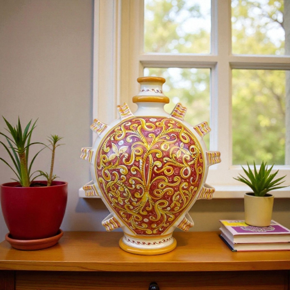 Fiasco Siciliano In Ceramica Di Caltagirone Fiasco Siciliano in Ceramica di Caltagirone