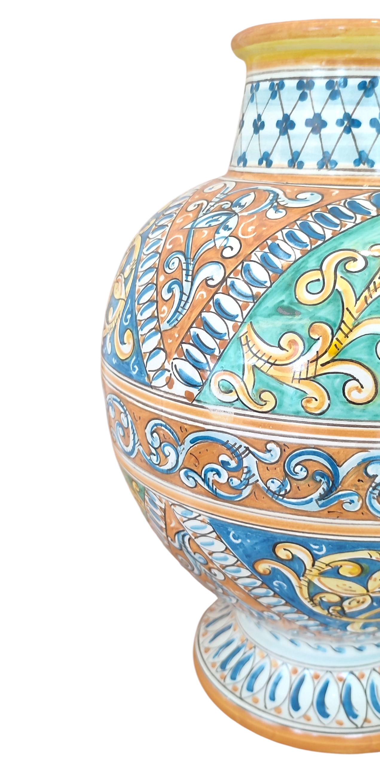 Vaso Boccia Arabesco H40 Cm Dettagli Vaso boccia Arabesco h40 cm dettagli