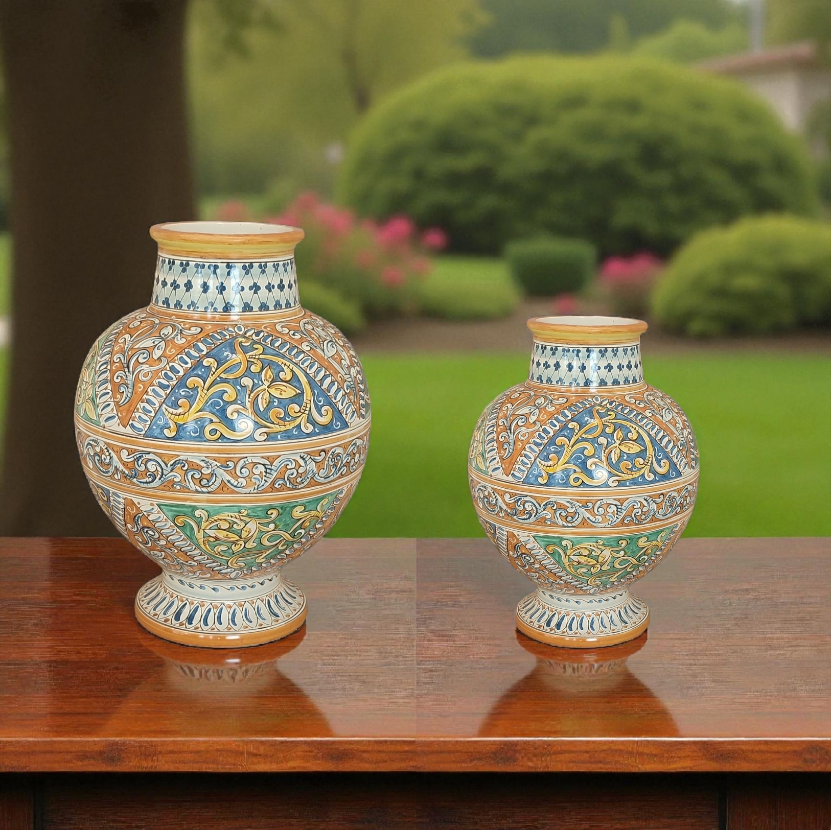 Vaso Boccia Arabesco H40 Cm Vaso boccia Arabesco h40 cm